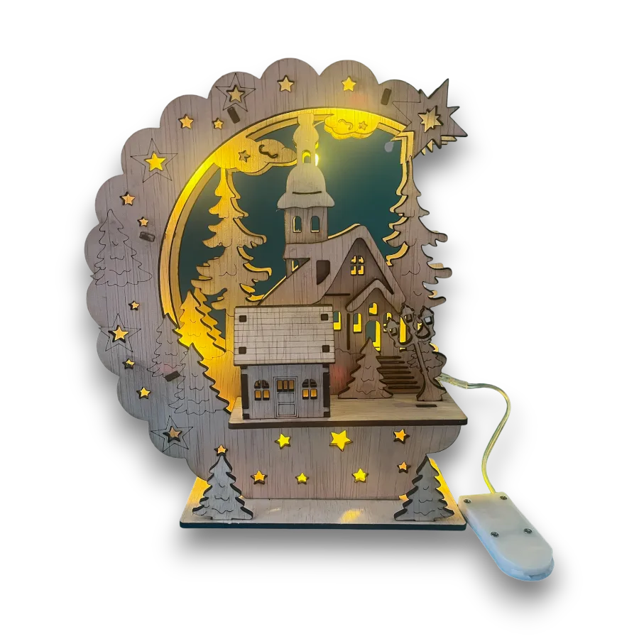 Kerst ornament Kerstdorp - Afbeelding 2