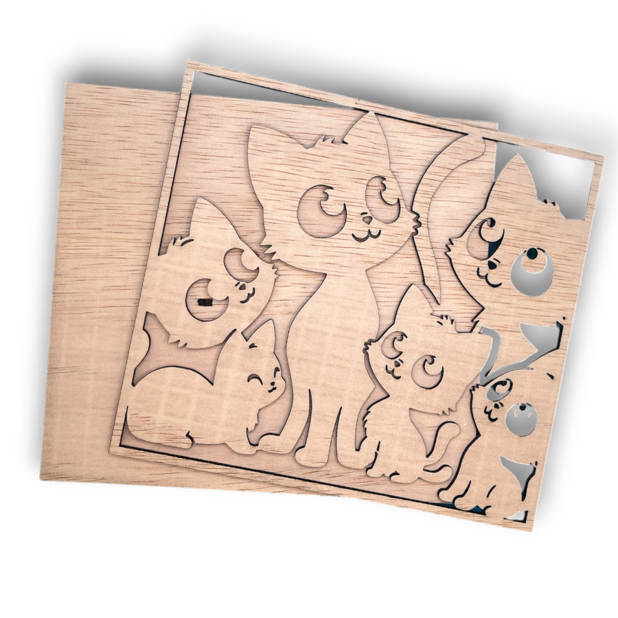 Schilderij Katten