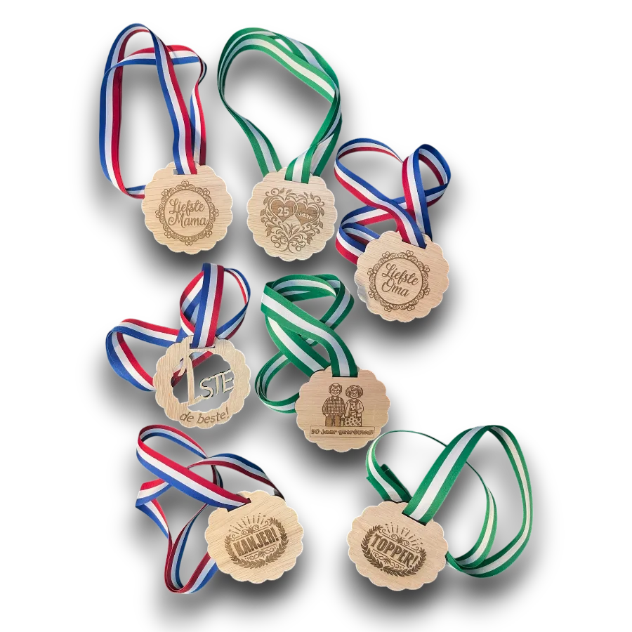 Medailles (Avondvierdaagse, Verjaardag, Wedstrijd, Diploma of gewoon als oppepper) - Afbeelding 7