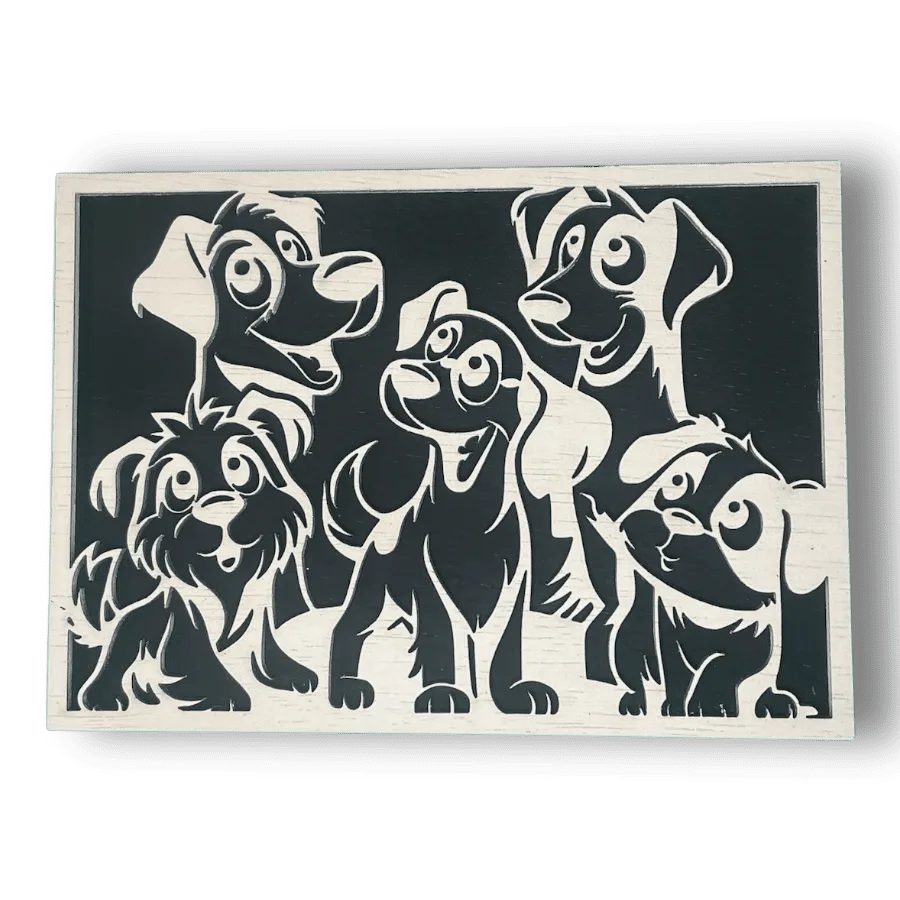 Schilderij Honden - Afbeelding 3