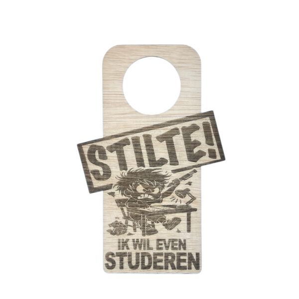 Stilte ik wil even studeren