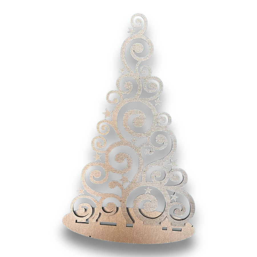Kerstboom uit hout gesneden - Afbeelding 7