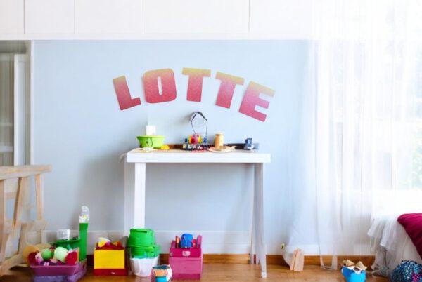 Kinderkamer muurletters
