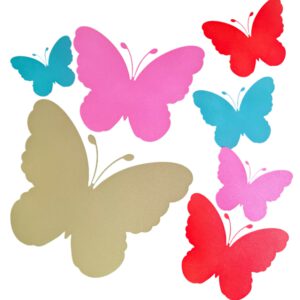 Vlinders uit hout gesneden