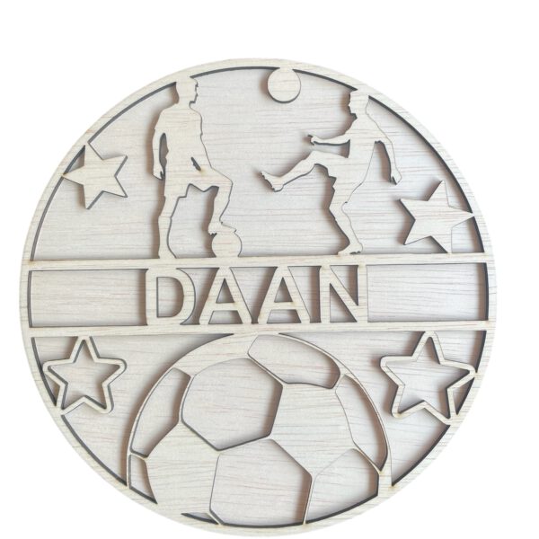Naambord voetbal