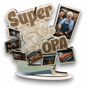 Super Oma / Super Opa fotolijst (Jubileum/Verjaardag/Vaderdag/Moederdag/.....)