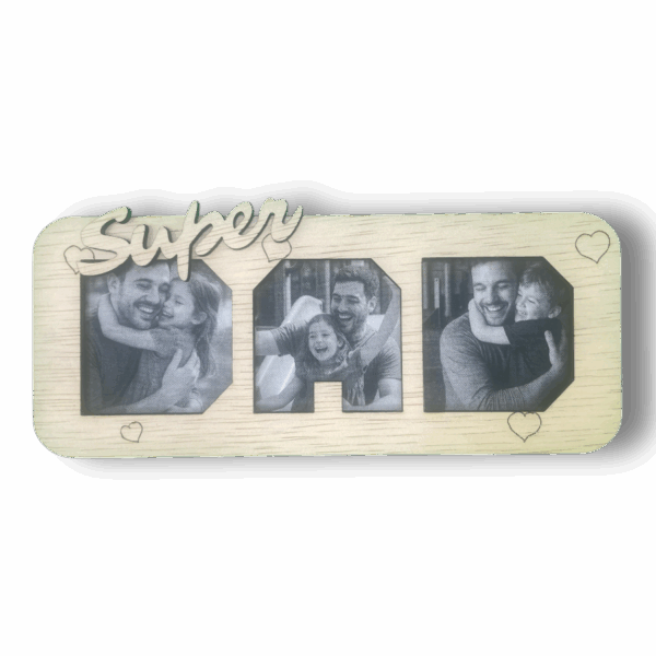 Fotolijst, Vaderdag, Papa, Dad,