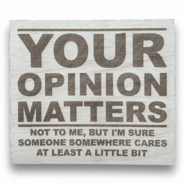 Opinion, Mening