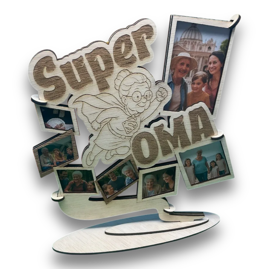 Super Oma / Super Opa fotolijst (Jubileum/Verjaardag/Vaderdag/Moederdag/.....) - Afbeelding 2