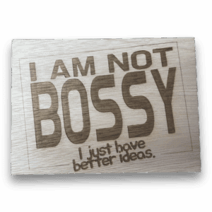 Bossy, bordje