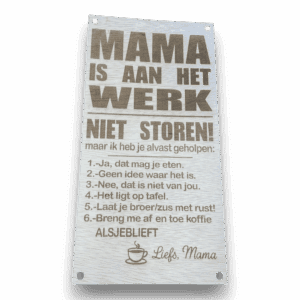Bordje, Mama, Werk