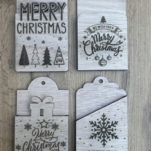 Cadeaukaart houder Kerst