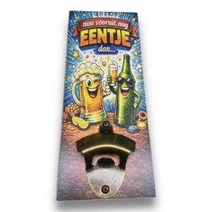 Bieropener met full color bedrukking, Nou vooruit nog eentje dan....