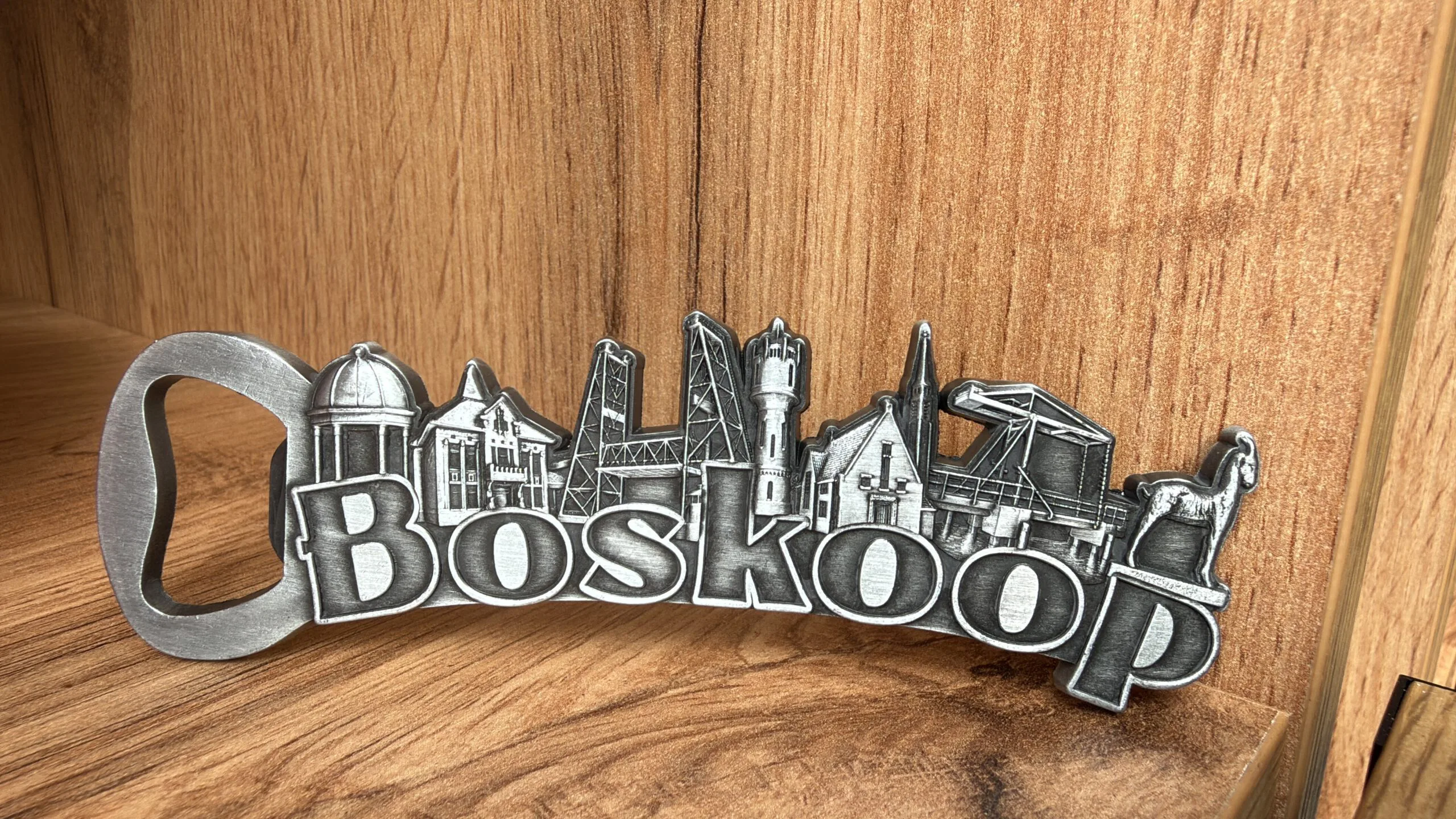 Boskoop skyline flessenopener met magneet - Afbeelding 4