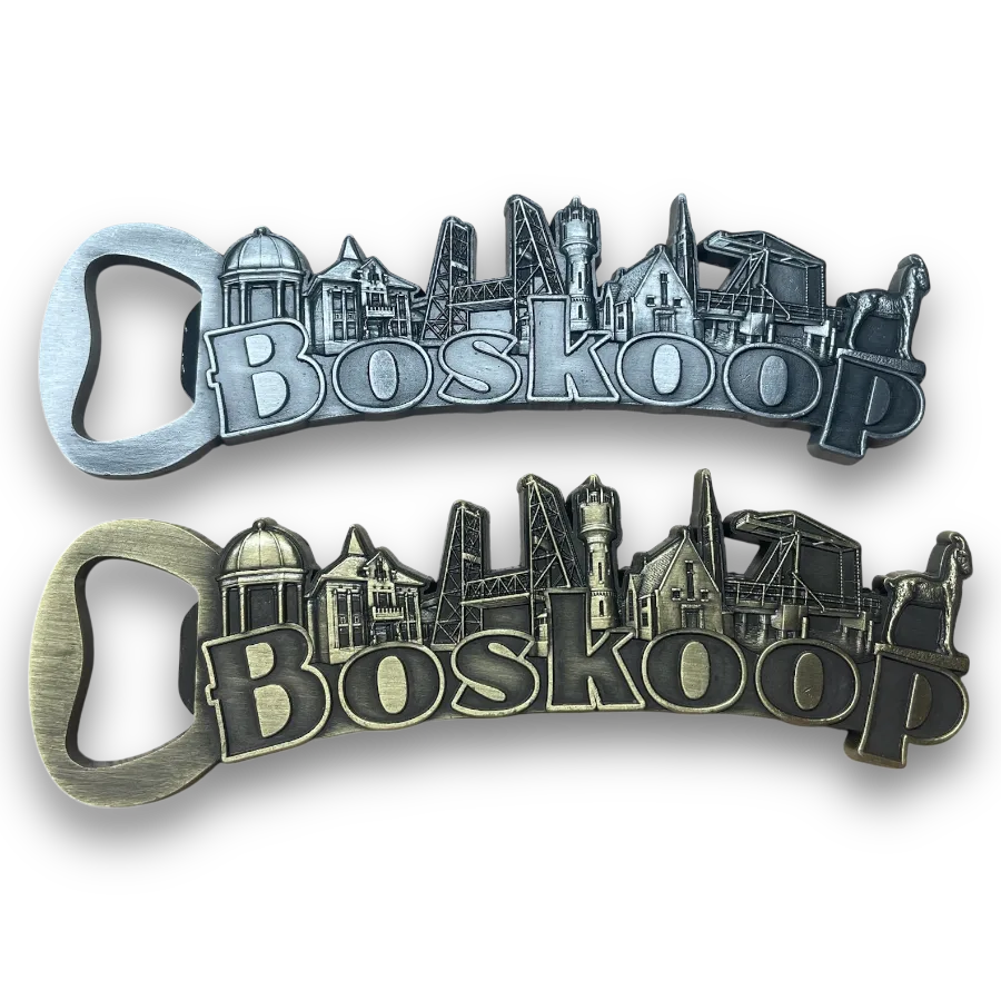 Boskoop skyline flessenopener met magneet