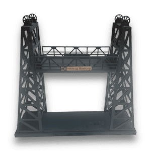 Hefbrug uit hout gesneden (uniek)