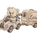 Teddybeer caravan